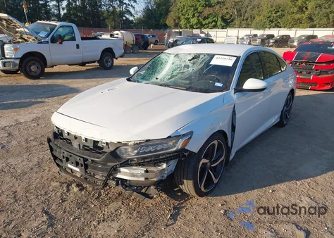 2018 Honda Accord Sport from USA, damaged, VIN 1HGCV1F38JA069893